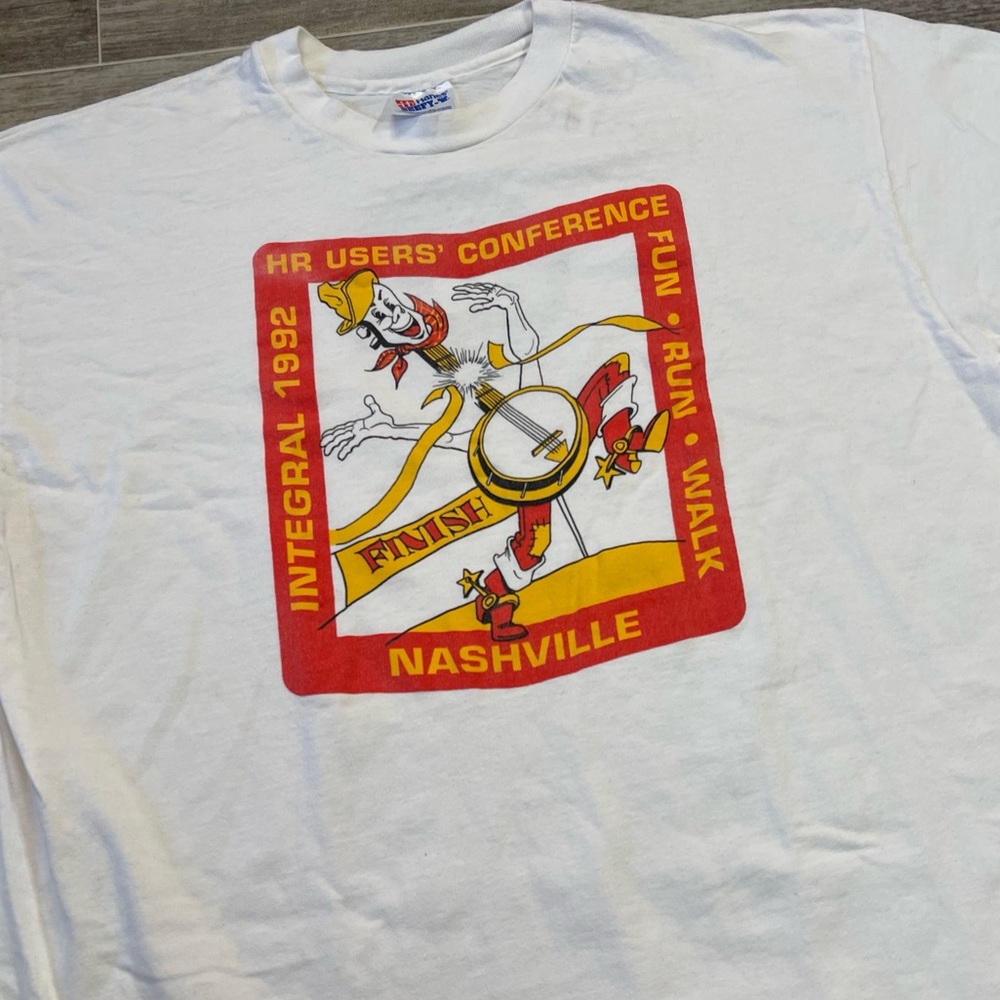 Vintage HR Users Conference T Shirt Nashville, TN 1992 Single Stitch - Picture 2 of 6